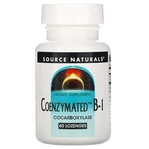 Source Naturals, Coenzymated B-1, 60 Lozenges - Supply Center USA