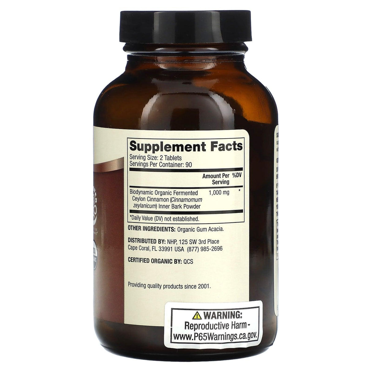 Dr. Mercola, Biodynamic, Organic Fermented Cinnamon, 500 mg, 180 Tablets - Supply Center USA