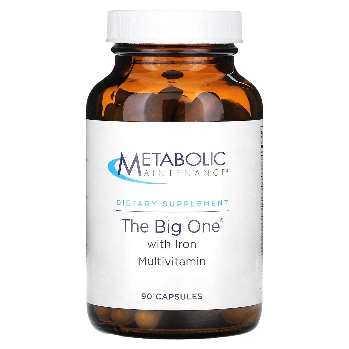 Metabolic Maintenance, The Big One with Iron, 90 Capsules - Supply Center USA