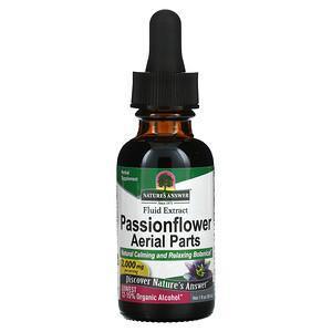 Nature's Answer, Passionflower Aerial Parts, Fluid Extract, 2,000 mg, 1 fl oz (30 ml) - Supply Center USA