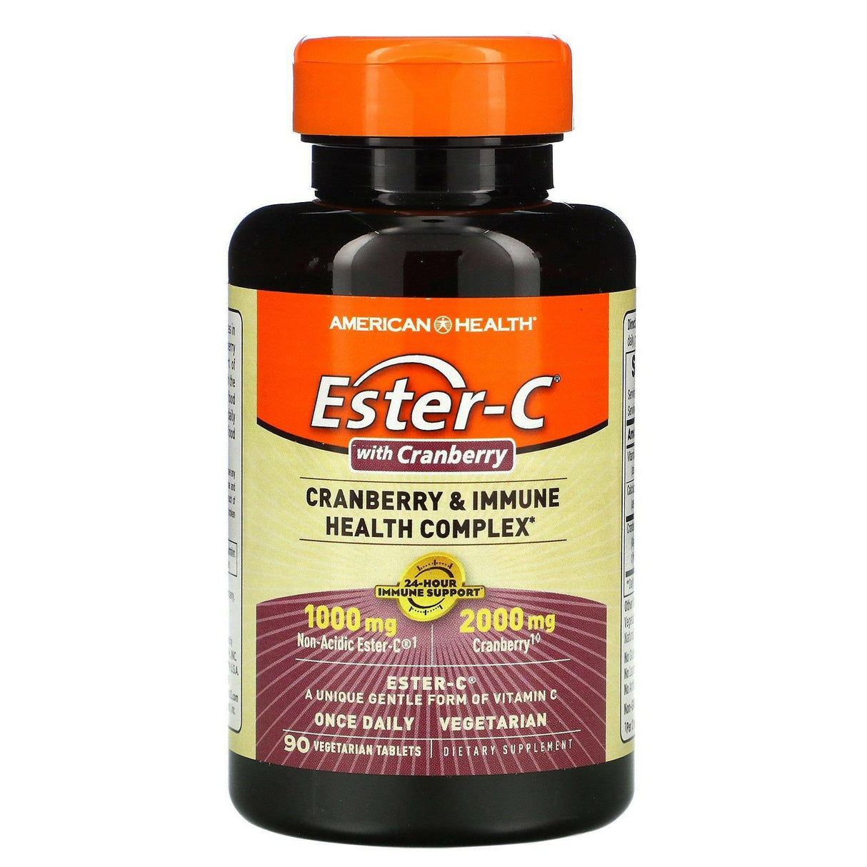 American Health, Ester-C with Cranberry, 90 Vegetarian Tablets - Supply Center USA