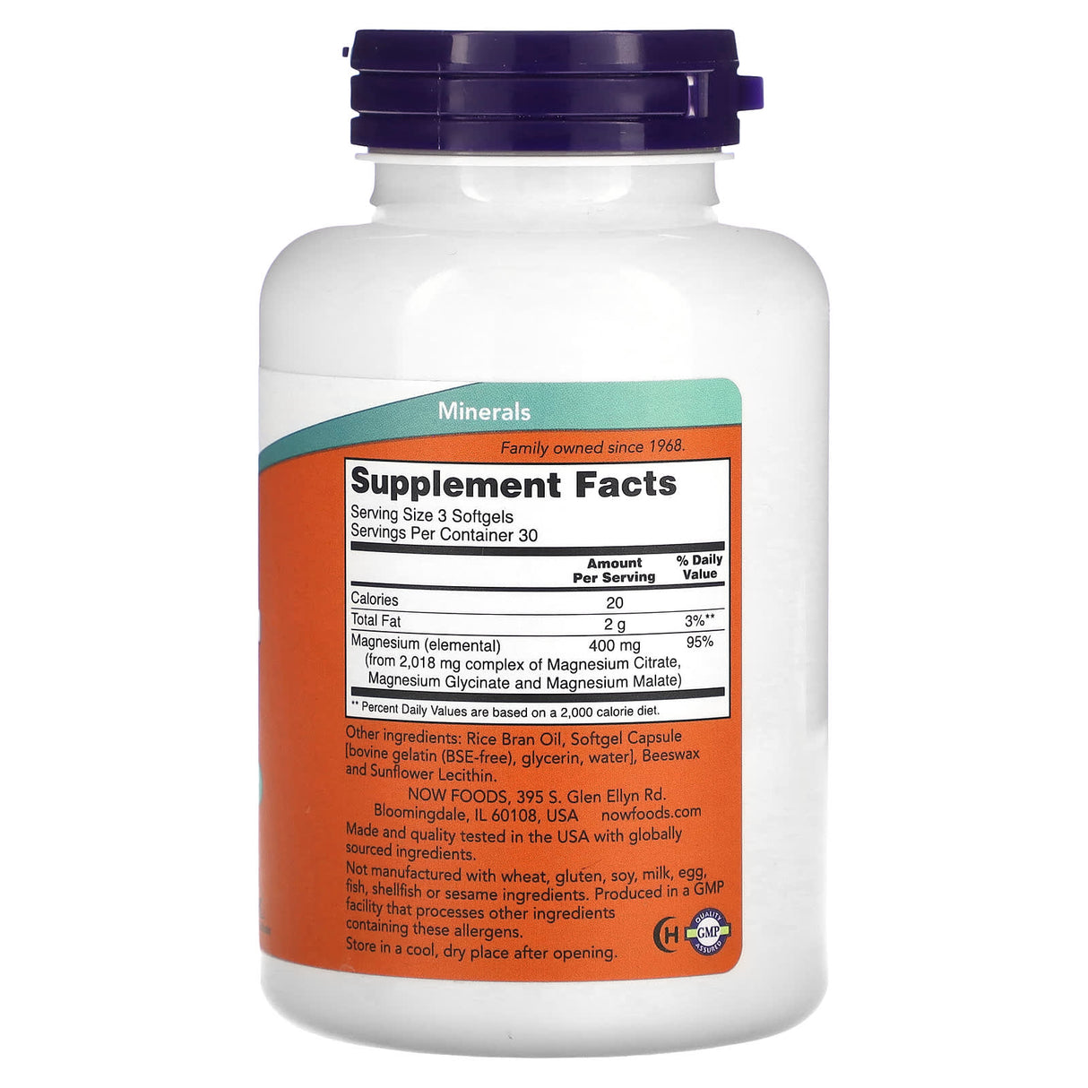 NOW Foods, Magnesium Citrate, 90 Softgels - Supply Center USA