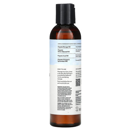 Sky Organics, Organic Extra Hydrating Body Oil, Borage & Sweet Almond Oil Blend, 6 fl oz (177 ml) - Supply Center USA