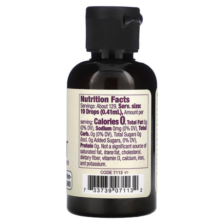 NOW Foods, Organic Amaretto Monk Fruit, Zero-Calorie Liquid Sweetener, 1.8 fl oz (53 ml) - Supply Center USA