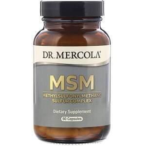 Dr. Mercola, MSM, Methylsulfonylmethane Sulfur Complex, 60 Capsules - Supply Center USA