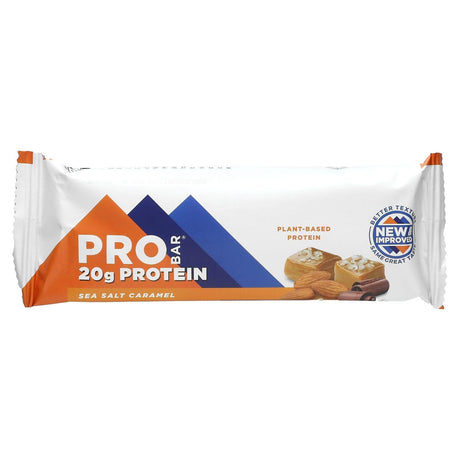 ProBar, Protein Bar, Sea Salt Caramel, 12 Bars, 2.47 oz (70 g) Each - Supply Center USA