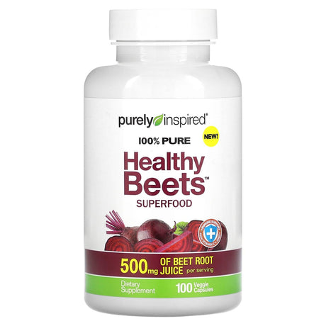 Purely Inspired, Healthy Beets Superfood, 100 Veggie Capsules - Supply Center USA