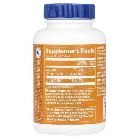 The Vitamin Shoppe, L-Tryptophan, 1,000 mg, 60 Tablets - Supply Center USA