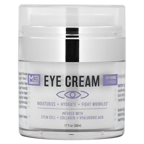 M3 Naturals, Eye Cream, 1.7 fl oz (50 ml) - Supply Center USA