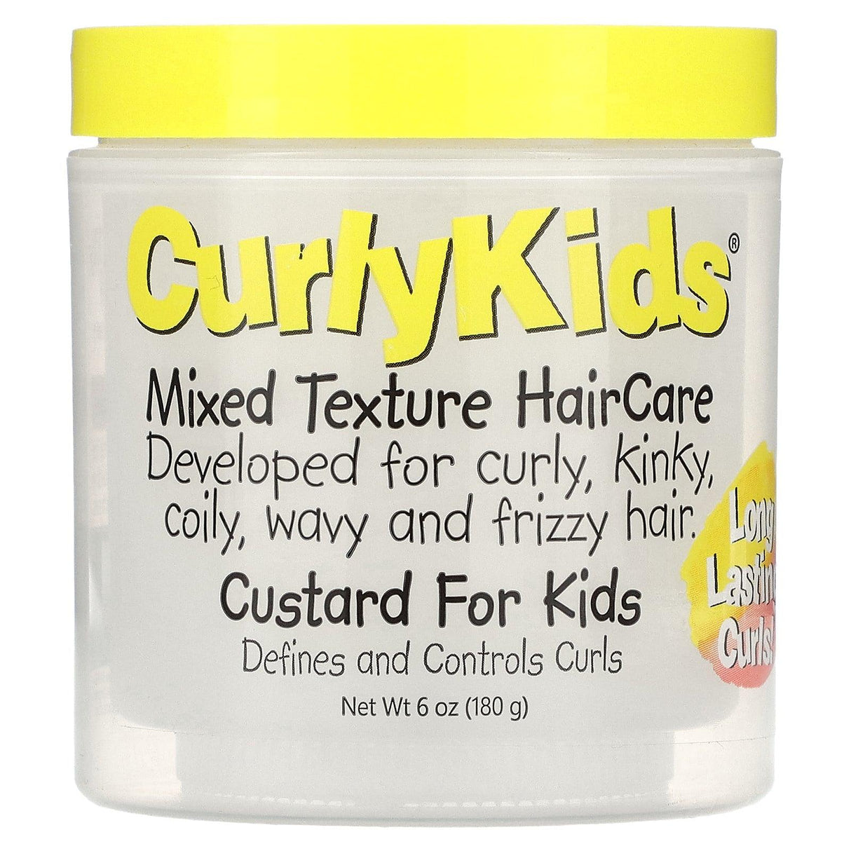 CurlyKids, Mixed Texture HairCare, Custard for Kids, 6 oz (180 g) - Supply Center USA