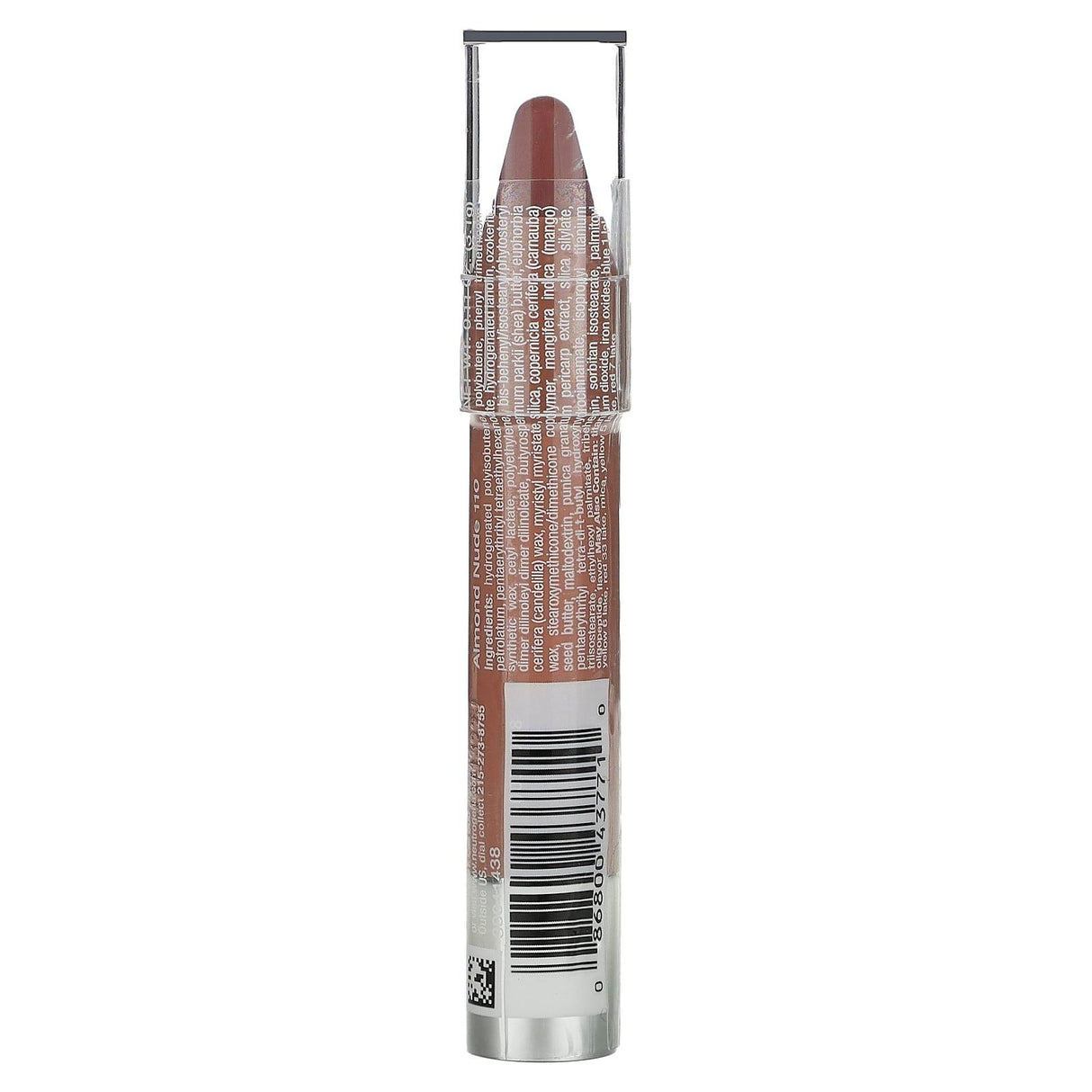 Neutrogena, MoistureSmooth Color Stick, Almond Nude 110, 0.11 oz (3.1 g) - Supply Center USA