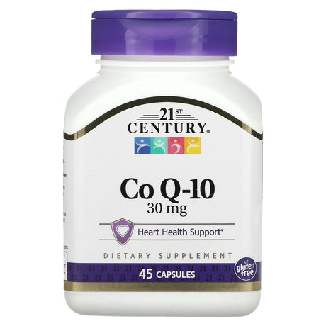 21st Century, Co Q-10, 30 mg, 45 Capsules - Supply Center USA