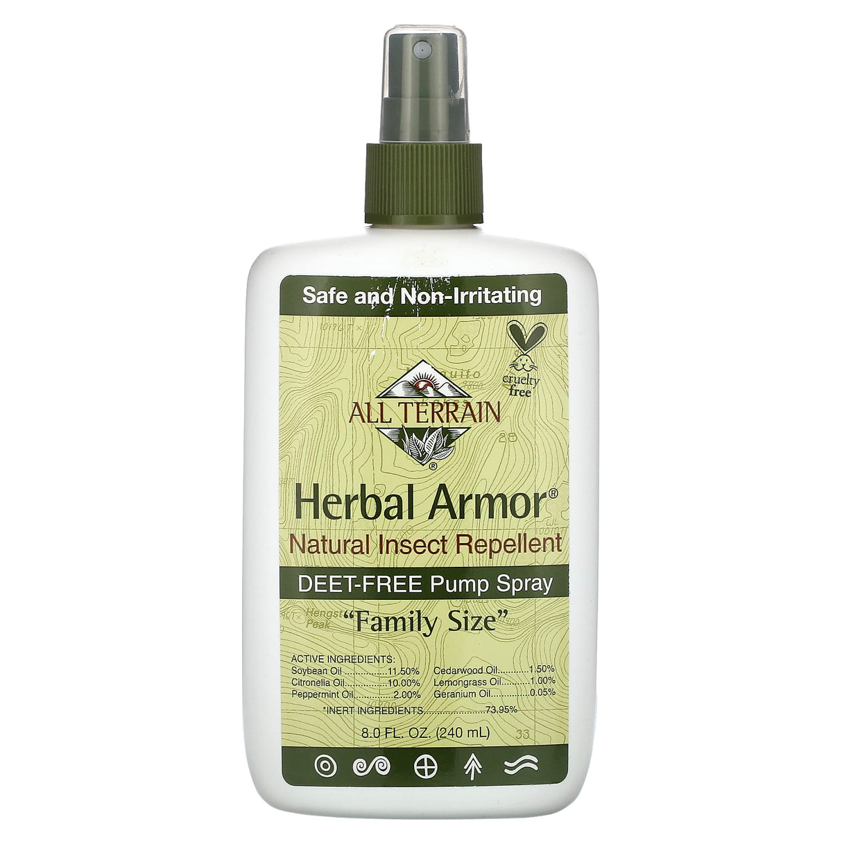 All Terrain, Herbal Armor, Natural Insect Repellent, 4 fl oz (120 ml)