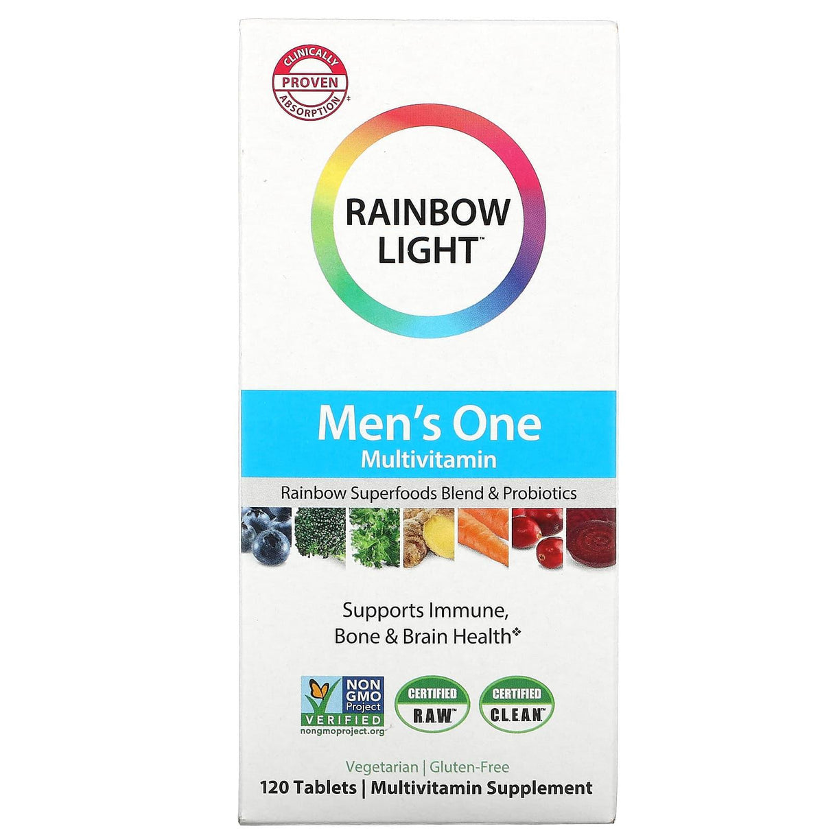 Rainbow Light, Men's One Daily Multivitamin, High Potency, 90 Vegetarian Tablets - Supply Center USA