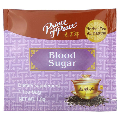 Prince of Peace, Herbal Tea, Blood Sugar, 18 Tea Bags, 1.14 oz (32.4 g) - Supply Center USA