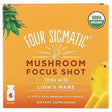 Four Sigmatic, Mushroom Focus Shot, Pineapple, 6 Bottles, 2.5 fl oz (74 ml) Each - Supply Center USA