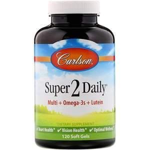 Carlson Labs, Super 2 Daily, 120 Soft Gels - Supply Center USA