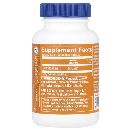 The Vitamin Shoppe, L-Tryptophan, 500 mg, 60 Vegetable Capsules - Supply Center USA