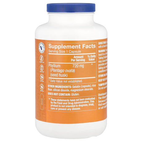 The Vitamin Shoppe, Psyllium Husks, 600 Capsules - Supply Center USA