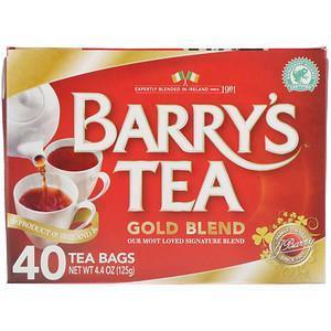 Barry's Tea, Gold Blend, 40 Tea Bags, 4.4 oz (125 g) - Supply Center USA