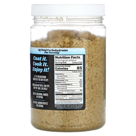 Pork King Good, Pork Rind Crumbs, Ranch Seasoned , 12 oz (340 g) - Supply Center USA