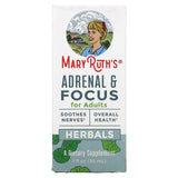 MaryRuth Organics, Herbals, Adrenal & Focus For Adults, 1 fl oz (30 ml) - Supply Center USA