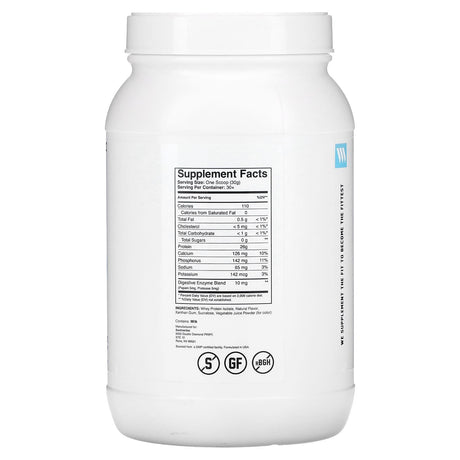 Swolverine, Whey Isolate, Strawberry Milkshake, 2 lb (907 g) - Supply Center USA