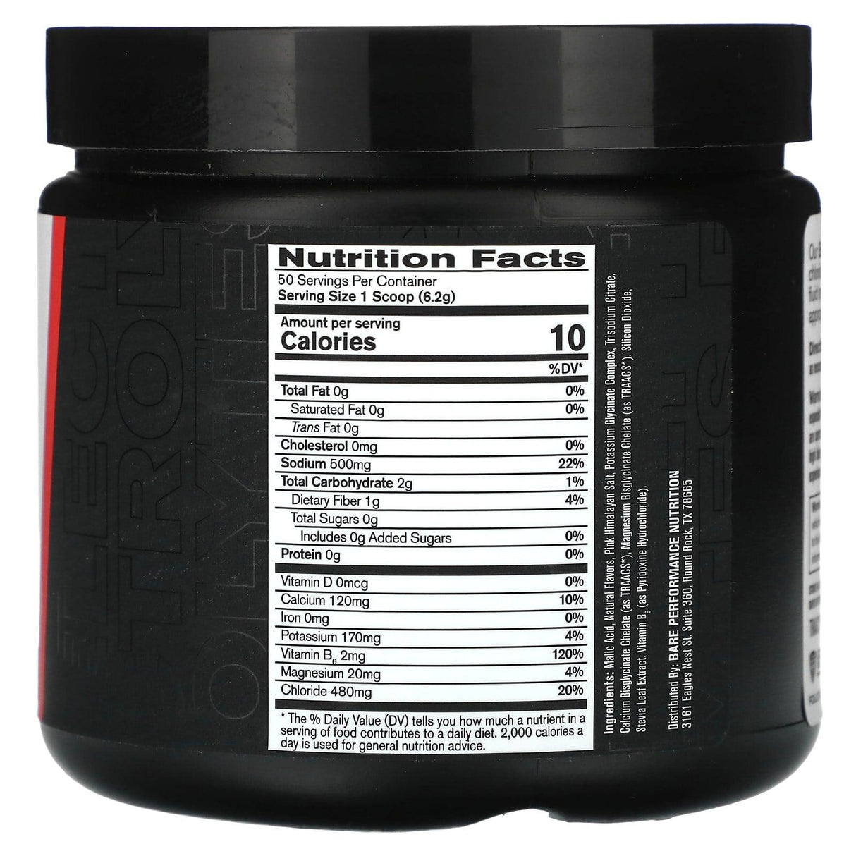 Bare Performance Nutrition, Electrolytes, Hydration Drink Mix, Strawberry, 10.2 oz (290 g) - Supply Center USA