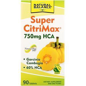 Natural Balance, Super CitriMax, 90 Tablets - Supply Center USA