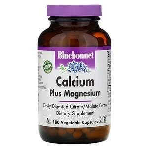 Bluebonnet Nutrition, Calcium Plus Magnesium, 180 Vcaps - Supply Center USA