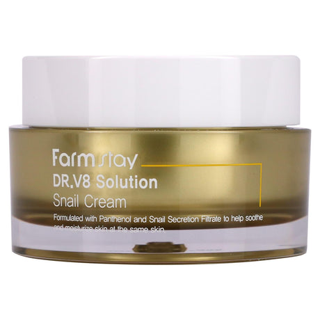 Farmstay, Dr. V8 Solution Snail Cream, 1.69 fl oz (50 ml) - Supply Center USA