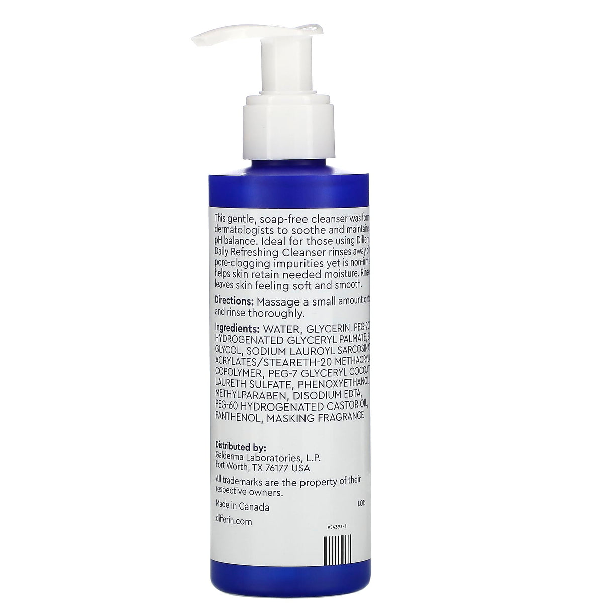 Differin, Daily Refreshing Cleanser, 6 fl oz (177 ml)