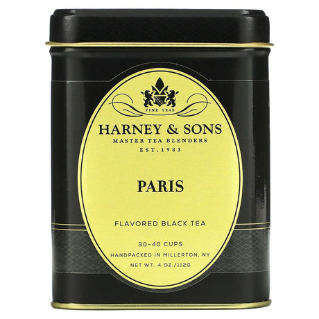 Harney & Sons, Black Tea, Earl Grey Supreme with Silver Tips, 4 oz (112 g) - Supply Center USA