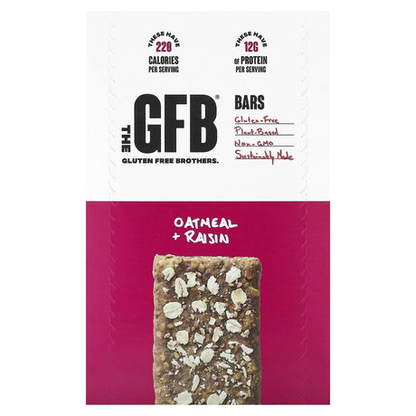 The GFB, Gluten Free Bars, Cranberry + Toasted Almond, 12 Bars, 2.05 oz (58 g) Each - Supply Center USA