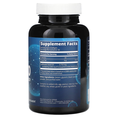 MRM Nutrition, CLA 1250, 90 Softgels - Supply Center USA