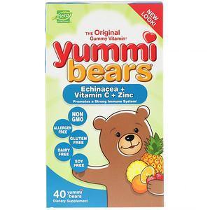 Hero Nutritional Products, Yummi Bears, Echinacea + Vitamin C + Zinc, 40 Yummi Bears - Supply Center USA