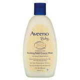 Aveeno, Baby, Soothing Relief Creamy Wash, Fragrance Free, 8 fl oz (236 ml) - Supply Center USA