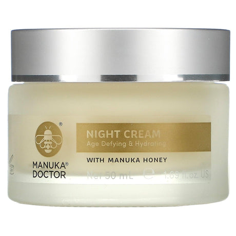 Manuka Doctor, Night Cream with Manuka Honey, 1.69 fl oz (50 ml) - Supply Center USA