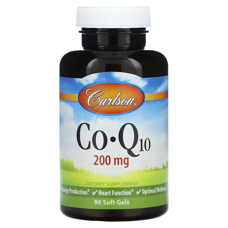 Carlson, CoQ10, 200 mg, 90 Soft Gels - Supply Center USA