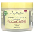 SheaMoisture, Jamaican Black Castor Oil + Flaxseed, Fortifying Edge Gel, 3.5 oz (99 g) - Supply Center USA