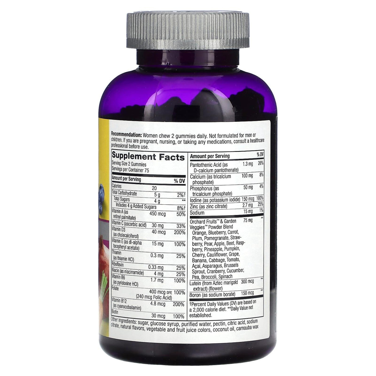 Nature's Way, Alive! Women's 50+ Gummy Multivitamin, Mixed Berry, 150 Gummies - Supply Center USA