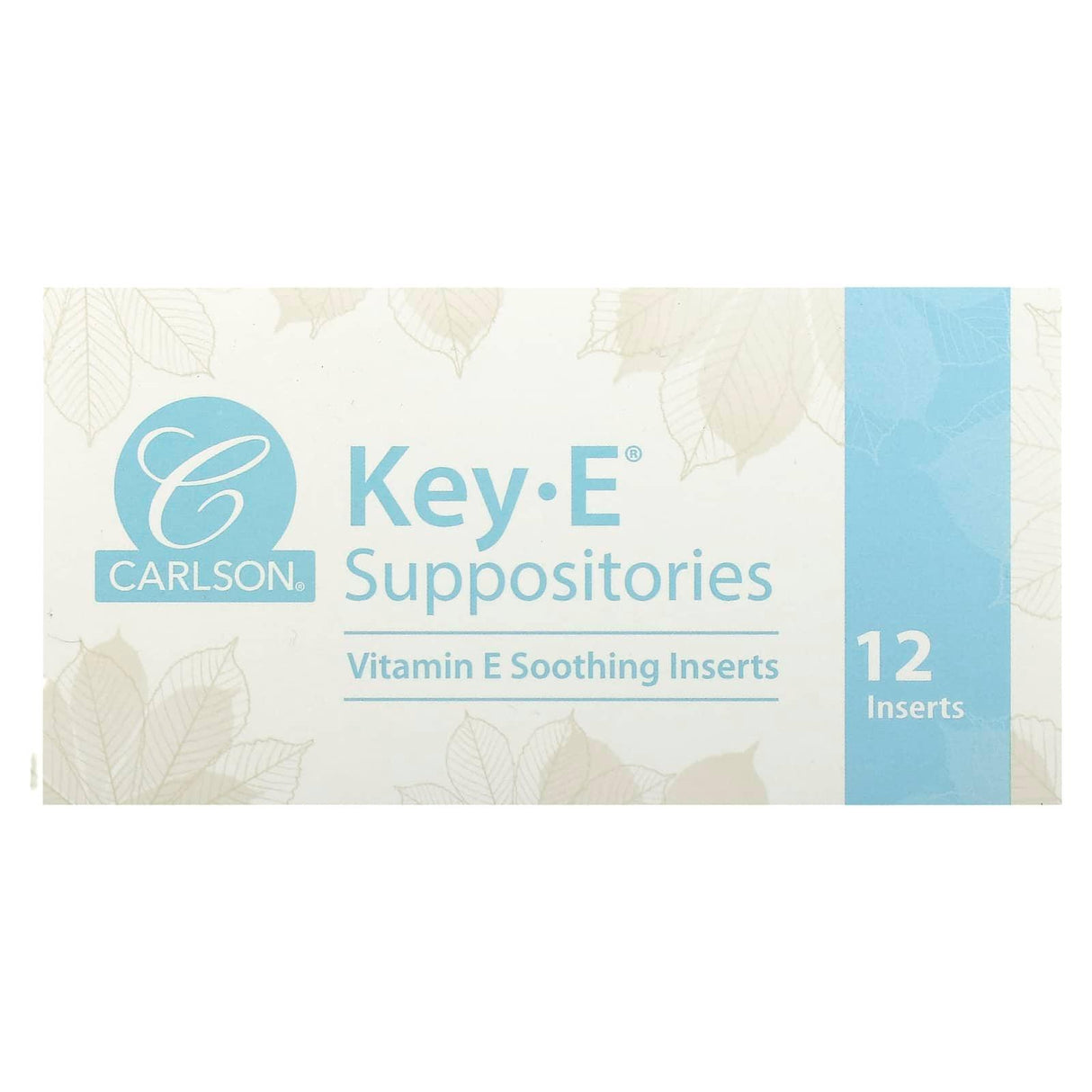 Carlson, Key-E Suppositories, 24 Inserts - Supply Center USA