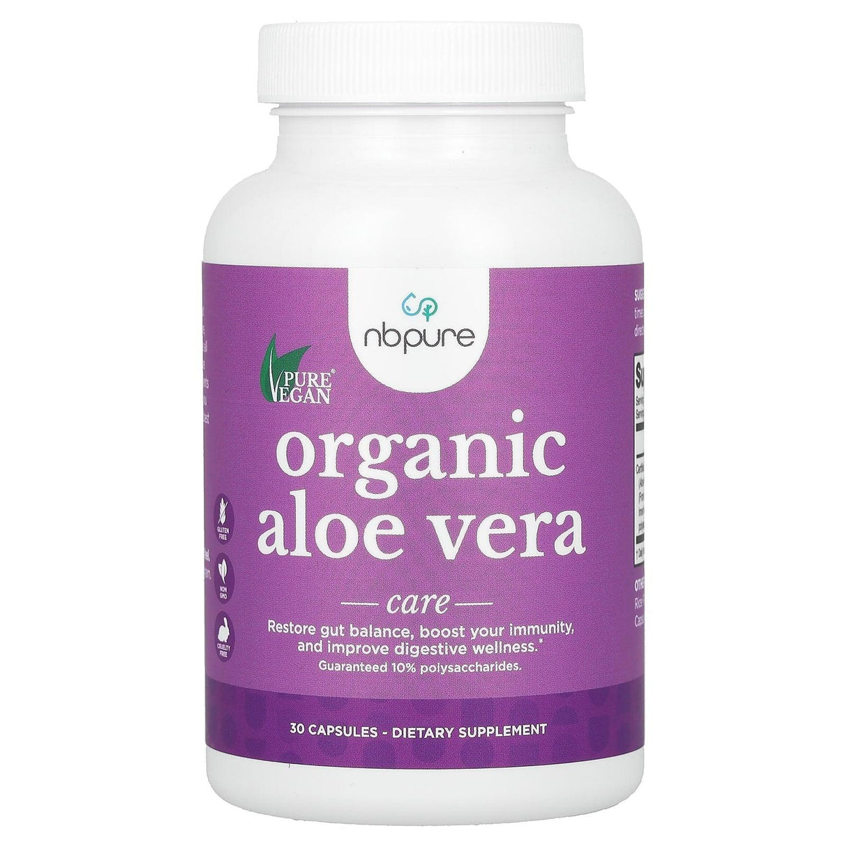 NB Pure, Organic Aloe Vera, 30 Capsules - Supply Center USA