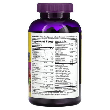 Nature's Way, Alive! Women's Gummy Multivitamin, Mixed Berry, 150 Gummies - Supply Center USA