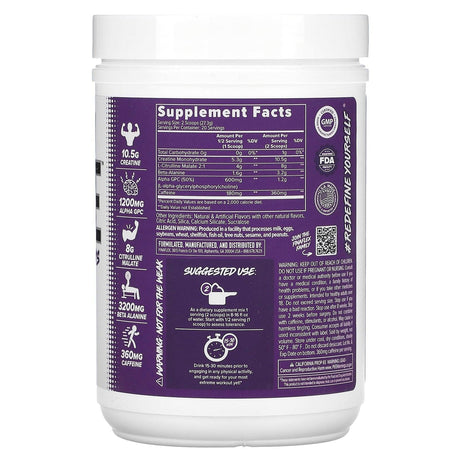 Finaflex, Engage, Pre Workout For Freaks, Loaded Lemonade, 19.3 oz (545 g) - Supply Center USA