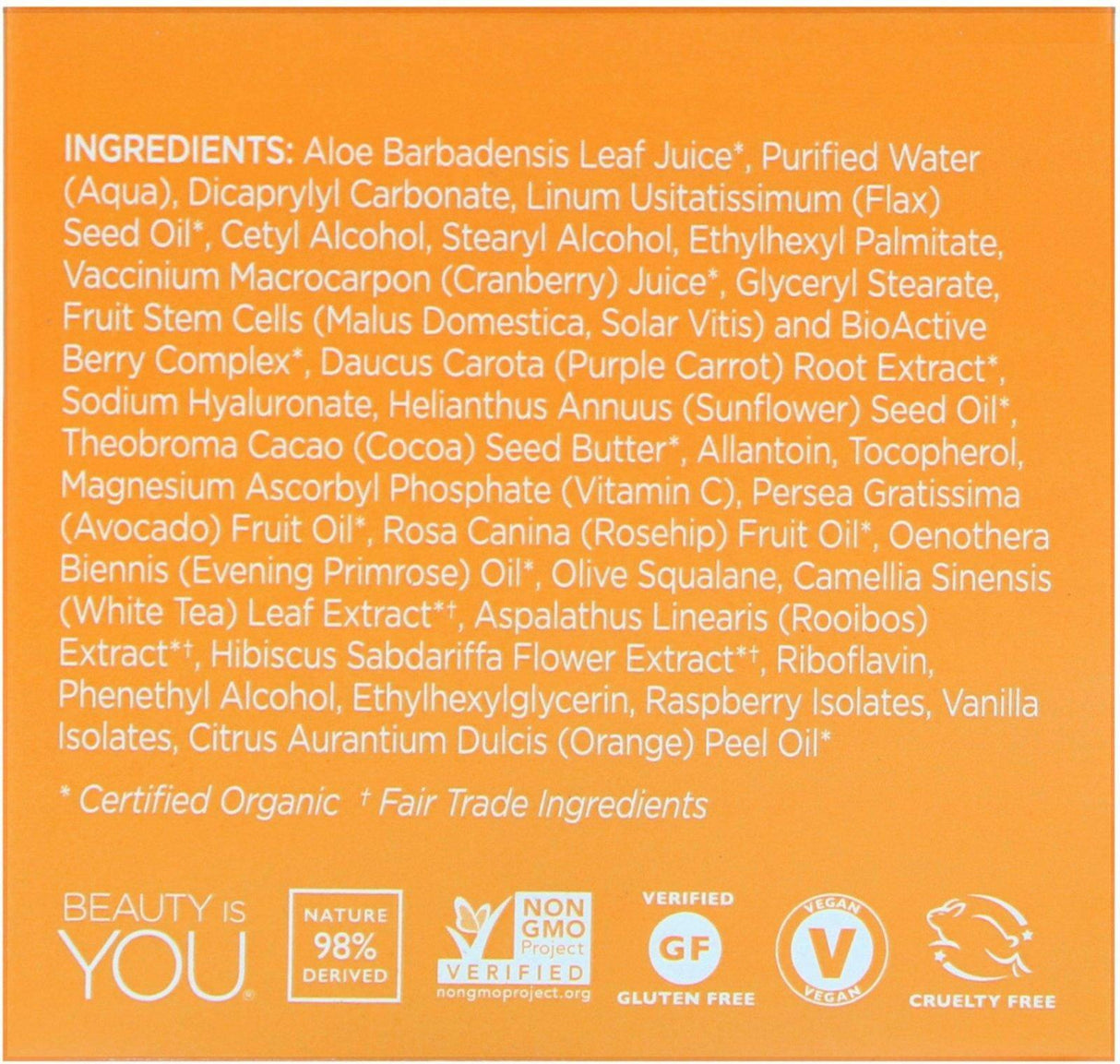 Andalou Naturals, Luminous Night Cream, Purple Carrot + C, Brightening, 1.7 fl oz (50 ml) - Supply Center USA