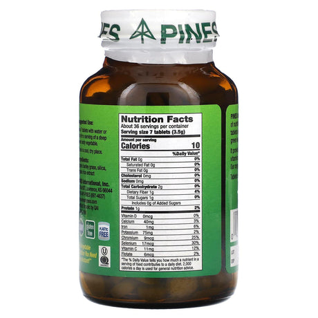 Pines International, Barley Grass, 250 Tablets - Supply Center USA