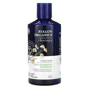 Avalon Organics, Anti-Dandruff Shampoo, Chamomilla Recutita, 14 fl oz (414 ml) - Supply Center USA