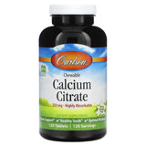 Carlson, Chewable Calcium Citrate, Natural Vanilla, 250 mg, 120 Tablets - Supply Center USA