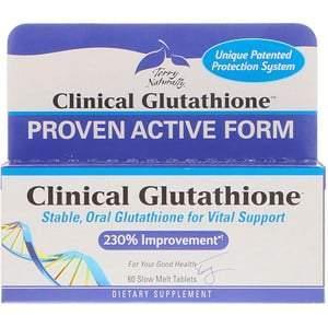 Terry Naturally, Clinical Glutathione, 60 Slow Melt Tablets - Supply Center USA